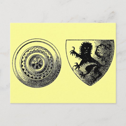 Medieval Shields Briefkaart (Voorkant)