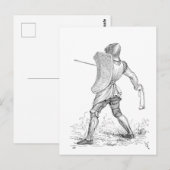 Medieval Slinger Castile Knight Armor Briefkaart (Voorkant / Achterkant)