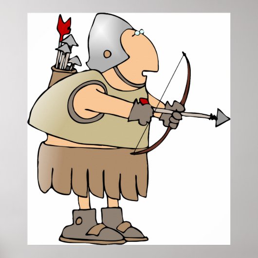 Medieval Soldaat Poster (Voorkant)