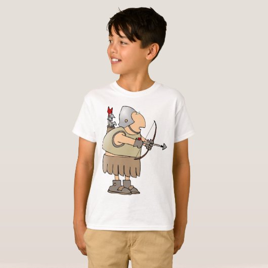 Medieval Soldaat T-shirt (Voorkant volledig)