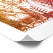 Medieval St. Margaret Renaissance katholiek Saint Poster (Hoek)