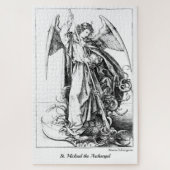Medieval St. Michael the Archangel Classic Art Legpuzzel (Verticaal)
