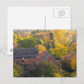 Medieval stad herfst briefkaart (Voorkant / Achterkant)