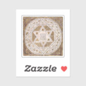 Medieval Star van David Sticker (Vel)