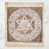 Medieval Star van David Wijn Etiket (Enkel label)