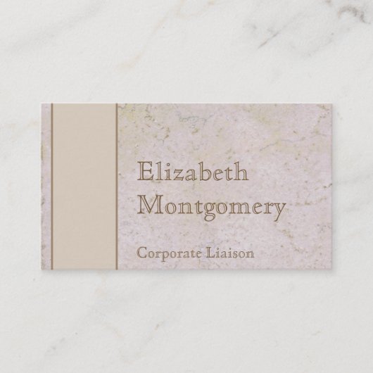 Medieval Stone Modern Professional Visitekaartjes (Voorkant)