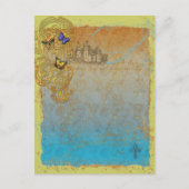 Medieval Storybook Fairy Tale Briefkaart Invitatio (Voorkant)