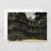 Medieval Street Scene - 2 Briefkaart (Voorkant / Achterkant)