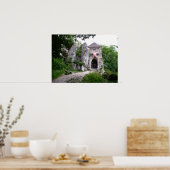 Medieval Strongold op een rots Poster (Keuken)