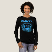 Medieval Style Zodiac Cancer Tri-Blend Shirt (Voorkant)