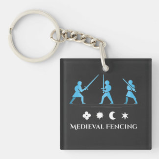 Medieval Sword Guards – Minimal Three Stances Sleutelhanger
