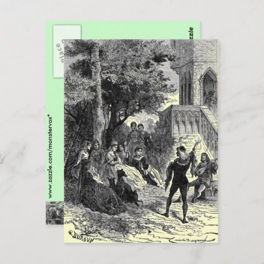 Medieval Times Briefkaart (Voorkant / Achterkant)