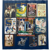 Medieval Times Shower gordijn (Voorkant)