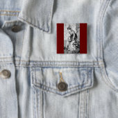 Medieval Times Vierkante Button 5,1 Cm (In situ)