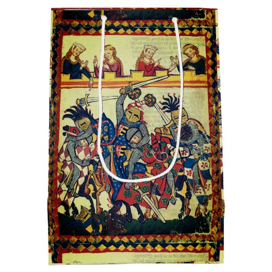 Medieval toernooi medium cadeauzakje (Achterkant)