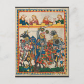 Medieval Tournament, 14e eeuw Briefkaart (Voorkant)