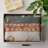 MEDIEVAL TOURNAMENT, BESTRIJDING KNIGHTS, DAMSELS TISSUEPAPIER (Geschenk)