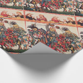 MEDIEVAL TOURNAMENT BESTRIJDING KNIGHTS EN DAMSELS CADEAUPAPIER (Hoek)