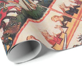 MEDIEVAL TOURNAMENT BESTRIJDING KNIGHTS EN DAMSELS CADEAUPAPIER (Rol Hoek)