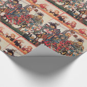 MEDIEVAL TOURNAMENT BESTRIJDING KNIGHTS EN DAMSELS CADEAUPAPIER (Hoek)