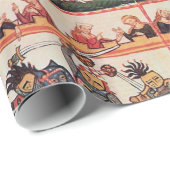 MEDIEVAL TOURNAMENT BESTRIJDING KNIGHTS EN DAMSELS CADEAUPAPIER (Rol Hoek)