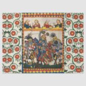 MEDIEVAL TOURNAMENT, BESTRIJDING VAN KNIGHTS, DAMS TISSUEPAPIER (Voorkant)