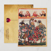 MEDIEVAL TOURNAMENT, BESTRIJDING VAN KNIGHTS EN DA BRIEFKAART (Voorkant / Achterkant)