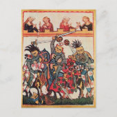 MEDIEVAL TOURNAMENT, BESTRIJDING VAN KNIGHTS EN DA BRIEFKAART (Voorkant)