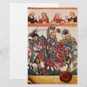 MEDIEVAL TOURNAMENT, BESTRIJDING VAN KNIGHTS EN DA BRIEFPAPIER (Voorkant / Achterkant)