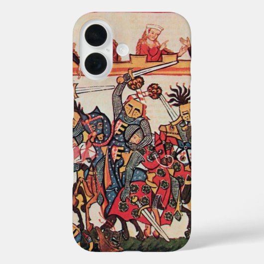 MEDIEVAL TOURNAMENT, BESTRIJDING VAN KNIGHTS EN DA Case-Mate iPhone CASE (Achterkant)