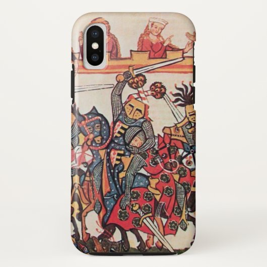 MEDIEVAL TOURNAMENT, BESTRIJDING VAN KNIGHTS EN DA Case-Mate iPhone CASE (Achterkant)