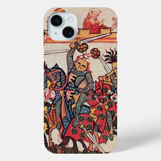 MEDIEVAL TOURNAMENT, BESTRIJDING VAN KNIGHTS EN DA Case-Mate iPhone CASE (Achterkant)