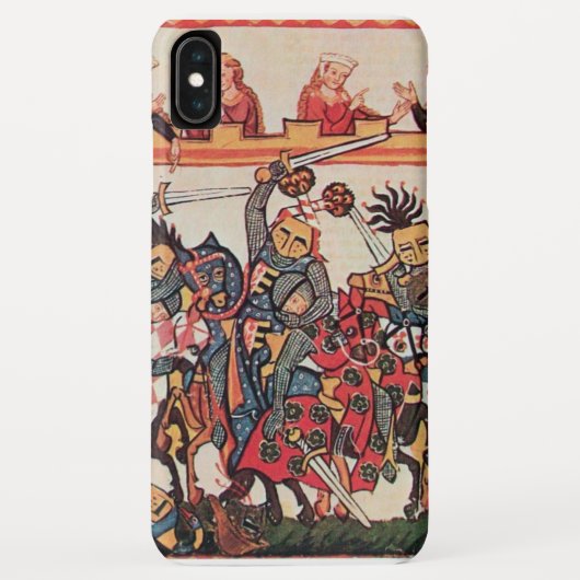 MEDIEVAL TOURNAMENT, BESTRIJDING VAN KNIGHTS EN DA Case-Mate iPhone CASE (Achterkant)