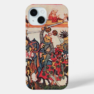 MEDIEVAL TOURNAMENT, BESTRIJDING VAN KNIGHTS EN DA iPhone 15 CASE