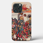 MEDIEVAL TOURNAMENT, BESTRIJDING VAN KNIGHTS EN DA Case-Mate iPhone CASE (Achterkant)