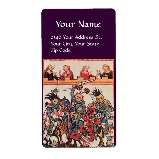 MEDIEVAL TOURNAMENT, BESTRIJDING VAN KNIGHTS EN DA ETIKET (Voorkant)