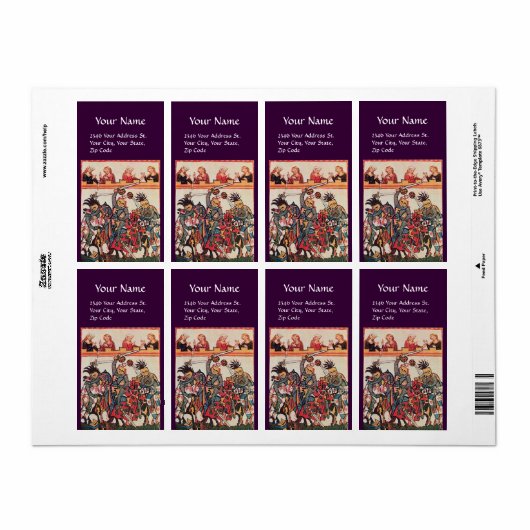 MEDIEVAL TOURNAMENT, BESTRIJDING VAN KNIGHTS EN DA ETIKET (Full Sheet)