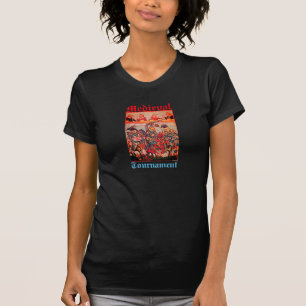 MEDIEVAL TOURNAMENT, BESTRIJDING VAN KNIGHTS EN DA T-SHIRT