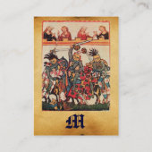 MEDIEVAL TOURNAMENT, BESTRIJDING VAN KNIGHTS EN DA VISITEKAARTJE (Achterkant)