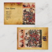 MEDIEVAL TOURNAMENT, BESTRIJDING VAN KNIGHTS EN DA VISITEKAARTJE (Voorkant / Achterkant)