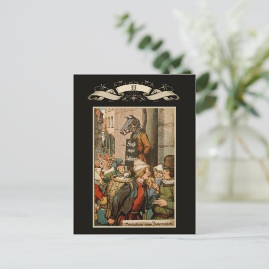 Medieval Town Briefkaart (Staand voorkant)