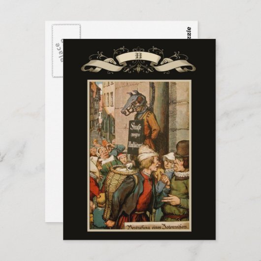 Medieval Town Briefkaart (Voorkant / Achterkant)