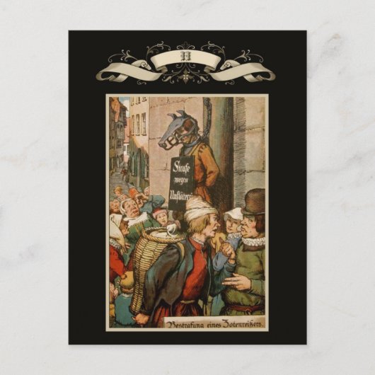 Medieval Town Briefkaart (Voorkant)