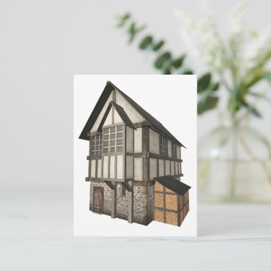 Medieval Town House Briefkaart (Staand voorkant)