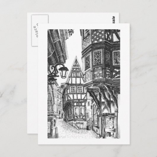 Medieval Townscape Briefkaart (Voorkant / Achterkant)