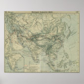 Medieval Trade Routes Poster (Voorkant)