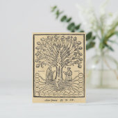 Medieval Tree of Science Briefkaart (Staand voorkant)