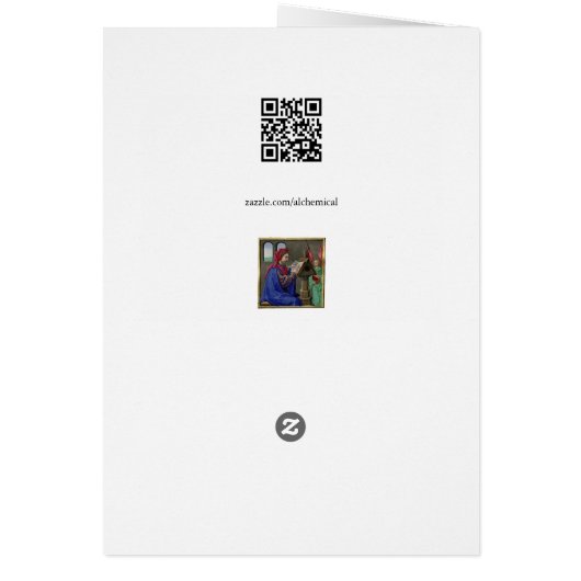 Medieval Tree of Science Kaart (Achterkant)