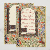 Medieval tuinfeest 5x7 Uitnodigingen (Voorkant / Achterkant)