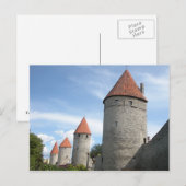 Medieval Turret of Towers in Tallinn, Estland Briefkaart (Voorkant / Achterkant)
